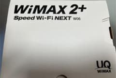 新品未使用　WiMAX2＋　speed Wi-Fi next w06のサムネイル