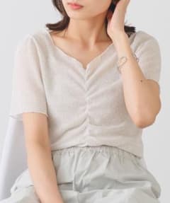 シャーリング半袖Teeのサムネイル