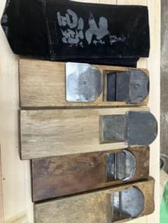 鉋 かんな 大頭　梅一などまとめ売り 木工工具鉋袋付のサムネイル