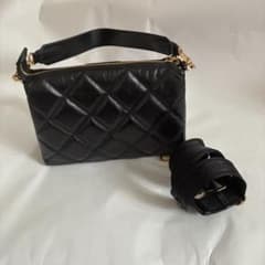 【超美品】COCOCELUX GOLD　ココセリュクス2way バックMブラックのサムネイル