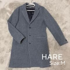 HARE ハレ◇チェスターコート ジャケット アウターグレー Mのサムネイル