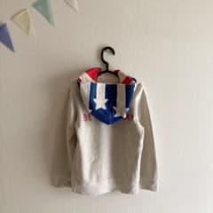 DENIM DUNGAREE パーカー　130のサムネイル