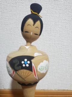 【箱有】保坂虎男作　こけし「舞姿」全日本こけしコンクール受賞作のサムネイル