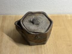 104.備前焼 宝瓶 登り窯 亀 六角 手びねり 急須 104.備前焼 宝瓶 登り窯 亀 六角 手びねり 急須 - メルカリ