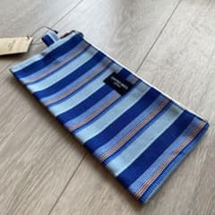 UNITED BEES ペンケース 青とオレンジのストライプ - メルカリ