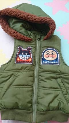 アンパンマン 中綿入りダウンベストのサムネイル