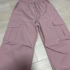 《WEGO》レディース カーゴパンツ（M）ピンクのサムネイル