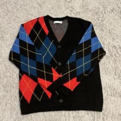 ZARA アーガイル柄 カーディガンのサムネイル