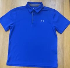 UNDER ARMOUR ポロシャツ メンズ LGサイズ ブルーのサムネイル