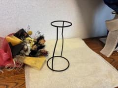 アイアン製 フラワーベーススタンド 花瓶台のサムネイル