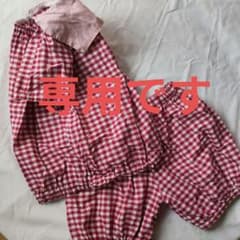 USED　140㌢　セットアップ　セーラーカラートップス　バルーンパンツのサムネイル