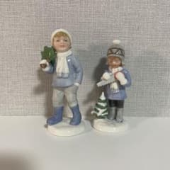 ロイヤルコペンハーゲン2004年フィギュリン「クリスマス列車を待って
