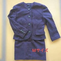 GRAN JOUE ツイード セットアップ スーツ パープル Mサイズ