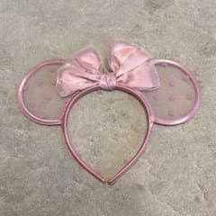 東京ディズニーリゾート カチューシャ ピンク ハート シースルーのサムネイル
