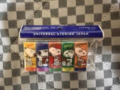 USJ 스누피 세트 5종 지우개 세트