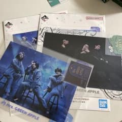 Mrs. GREEN APPLE 클리어 파일 & 스티커 세트