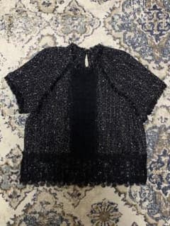 【美品】ザラ　ツイード　トップスのサムネイル