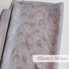 [はぎれ] 波柄 グレージュ 布 生地 和モダン 素材 152×36.5cmのサムネイル