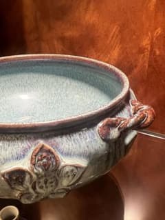 中国宋元明朝 の鈞窯香炉　中国骨董　古美術　唐物　中国美術品　青磁 ★ 江戸骨董 中国宋元明朝 の鈞窯香炉 中国骨董 古美術 唐物 中国美術品 青磁