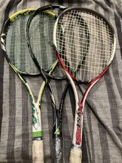 ソフトテニスラケット　３本セット ソフトテニスラケット 3本セット MIZUNO - メルカリ