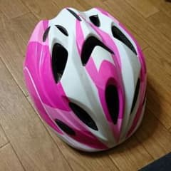自転車ヘルメット（ピンク色）子供用のサムネイル