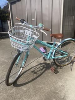 イオンバイク　MAHALO 子供用自転車 水色 おまけヘルメット付きのサムネイル