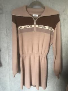Darich ジッパー付きフードワンピース ベージュのサムネイル