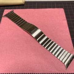 ［美品］ 純正 Apple Watch リンクブレスレット シルバー 38mmのサムネイル