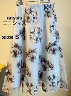 anysis エニシィス　花柄スカート　S