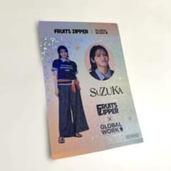 FRUITS ZIPPER GLOBAL WORK ステッカー 鎮西寿々歌 - メルカリ