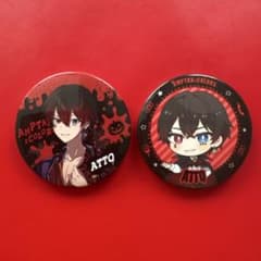 AMPTAK】あっとくん缶バッジ - メルカリ