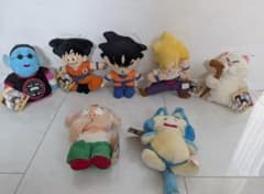 ドラゴンボール ぬいぐるみ レトロ 当時物 7体 希少 DRAGONBALLのサムネイル