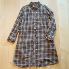無印良品　授乳もできるネル素材マタニティワンピースのサムネイル