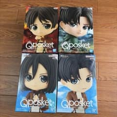 d*4様 進撃の巨人 Qposket フィギュア 4体セット