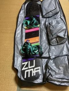 ZUMAスノーボード150cm＆ビンディング＆ケース3点セットのサムネイル