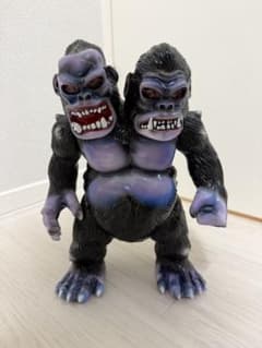ソフビ sofubi HXS キングゴリラ獣 クリアブラック 怪獣 30cm - メルカリ