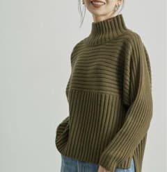 ROPE' PICNIC リブ切替ニットプルオーバーのサムネイル