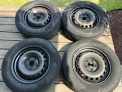 ルノーカングー2　KW系　純正黒スチールホイール ルノーカングー2 KW系 純正黒スチールホイール - メルカリ