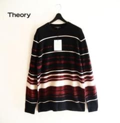 新品タグ★theory★カシミヤ100%★HILLESSTRIPE セーターのサムネイル