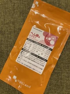 新品　オーガランド ヘム鉄粒&ビタミン3ヵ月分のサムネイル