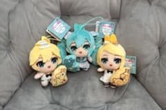 初音ミク×RODY描き下ろしぬいぐるみマスコット ロディ ミク リン レン