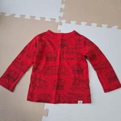 GAP 消防車柄 長袖Tシャツ 18-24monthsのサムネイル