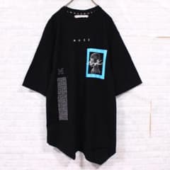 MUZE アシンメトリー ロング Tシャツ ミューズ 山中拓哉 ジオーラル F MUZE アシンメトリー ロング Tシャツ ミューズ 山中拓哉 ジオーラル F