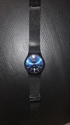 SKAGEN T233XLTMNブルー文字盤　日付表示　ブラックメッシュベルトのサムネイル