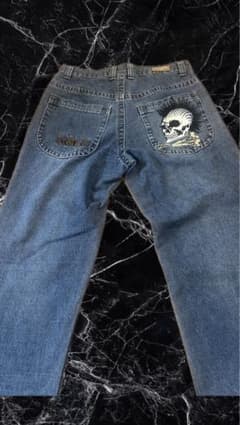 solo jeans スカル刺繍デニム y2k sk8 swag archiveのサムネイル
