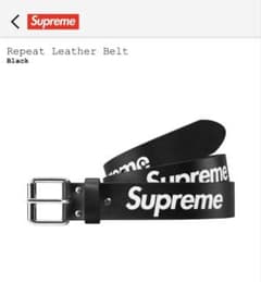 Supreme Repeat Leather Belt リピート レザーベルトのサムネイル