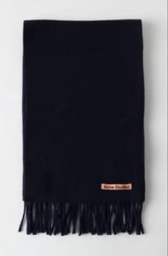 5/15まで出品【正規品】Acne Studios ブラック ウールマフラーのサムネイル