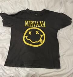 NIRVANA ニルヴァーナ スマイル Tシャツ ブラック Lのサムネイル