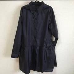 お値下げ！レインコート❤️黒ドットのサムネイル