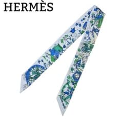 HERMÈS エルメス ツイリー ラ フォル パラード スカーフ タグあり